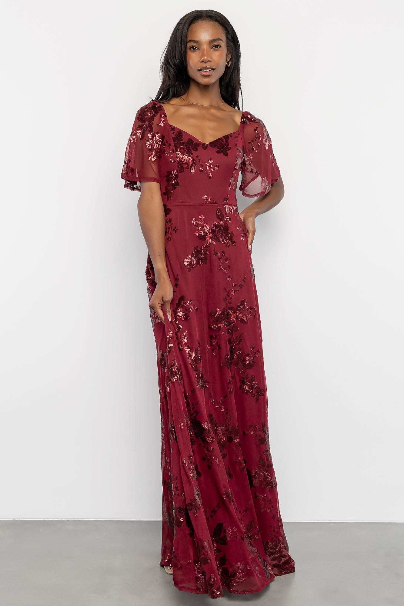 Baltic Born - Karina Sequin Maxi Dress