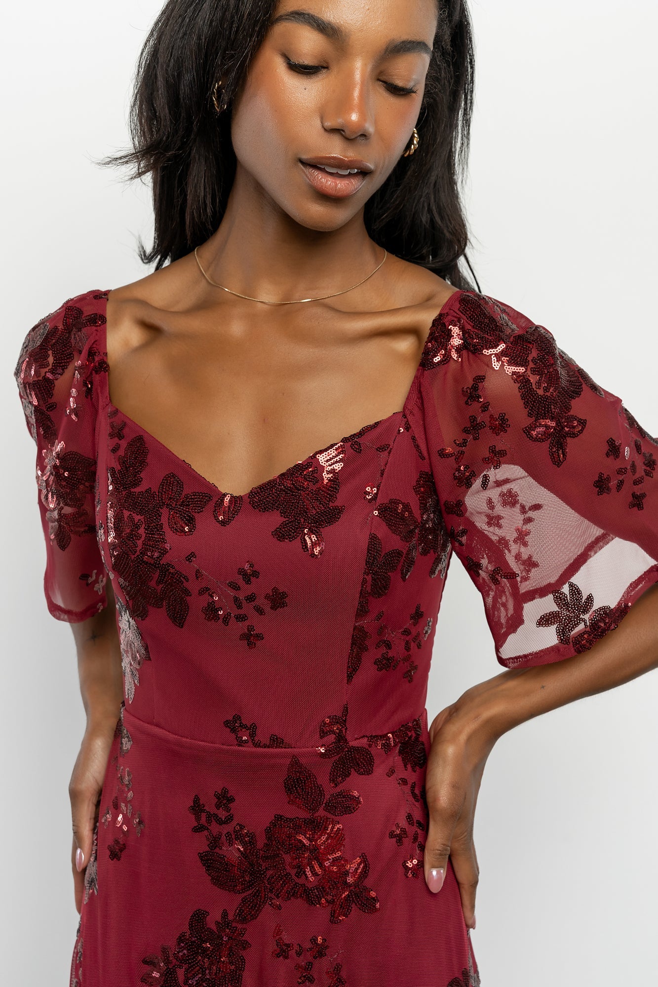 Baltic Born - Karina Sequin Maxi Dress