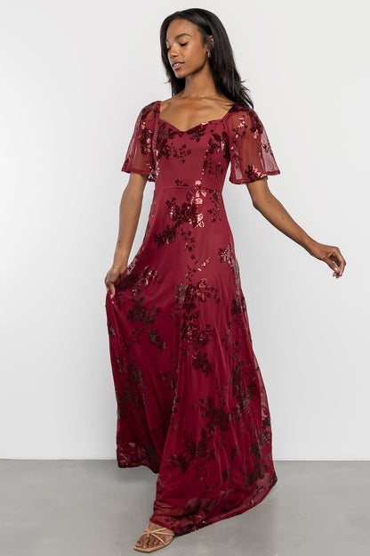 Baltic Born - Karina Sequin Maxi Dress