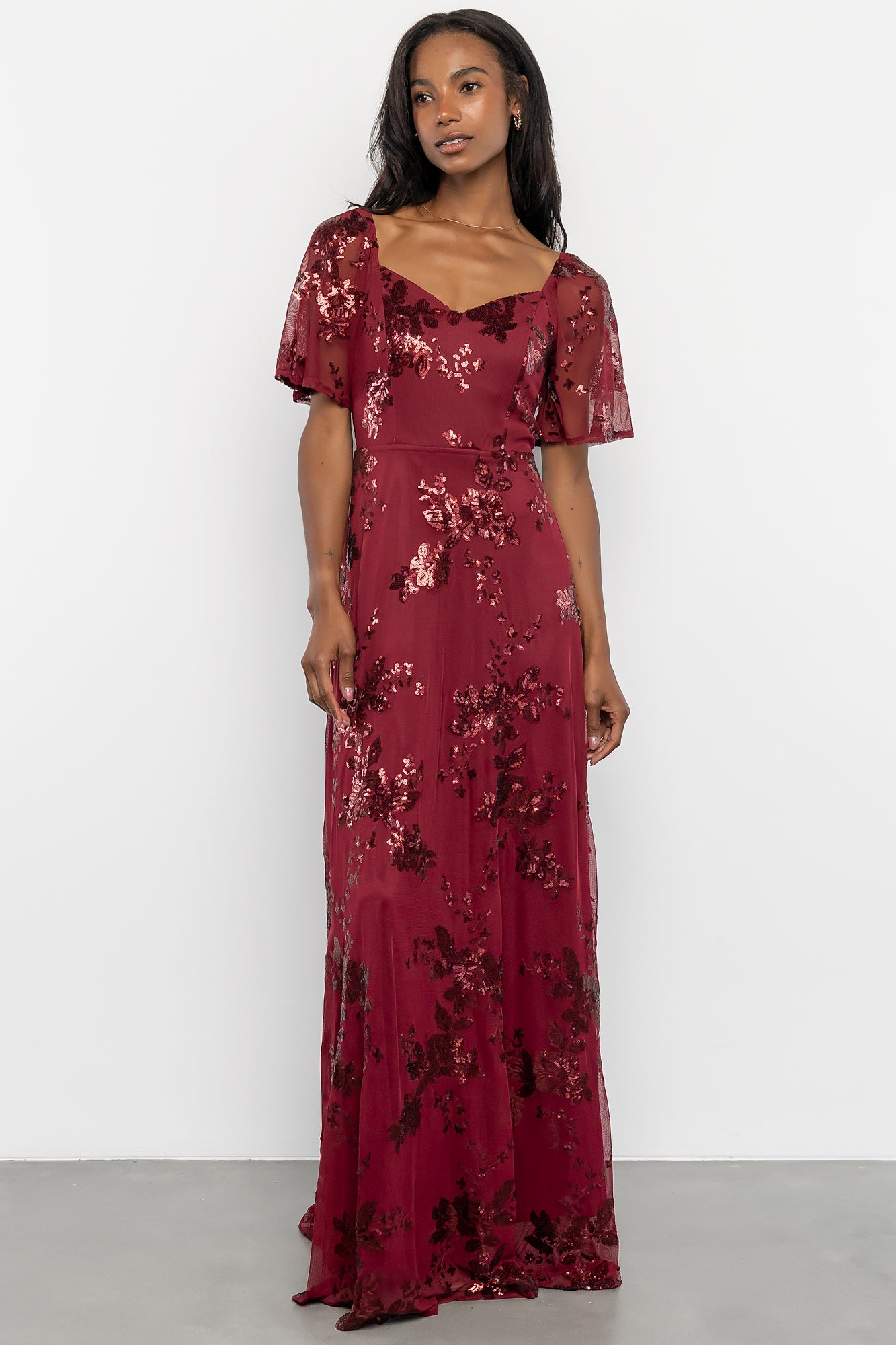 Baltic Born - Karina Sequin Maxi Dress