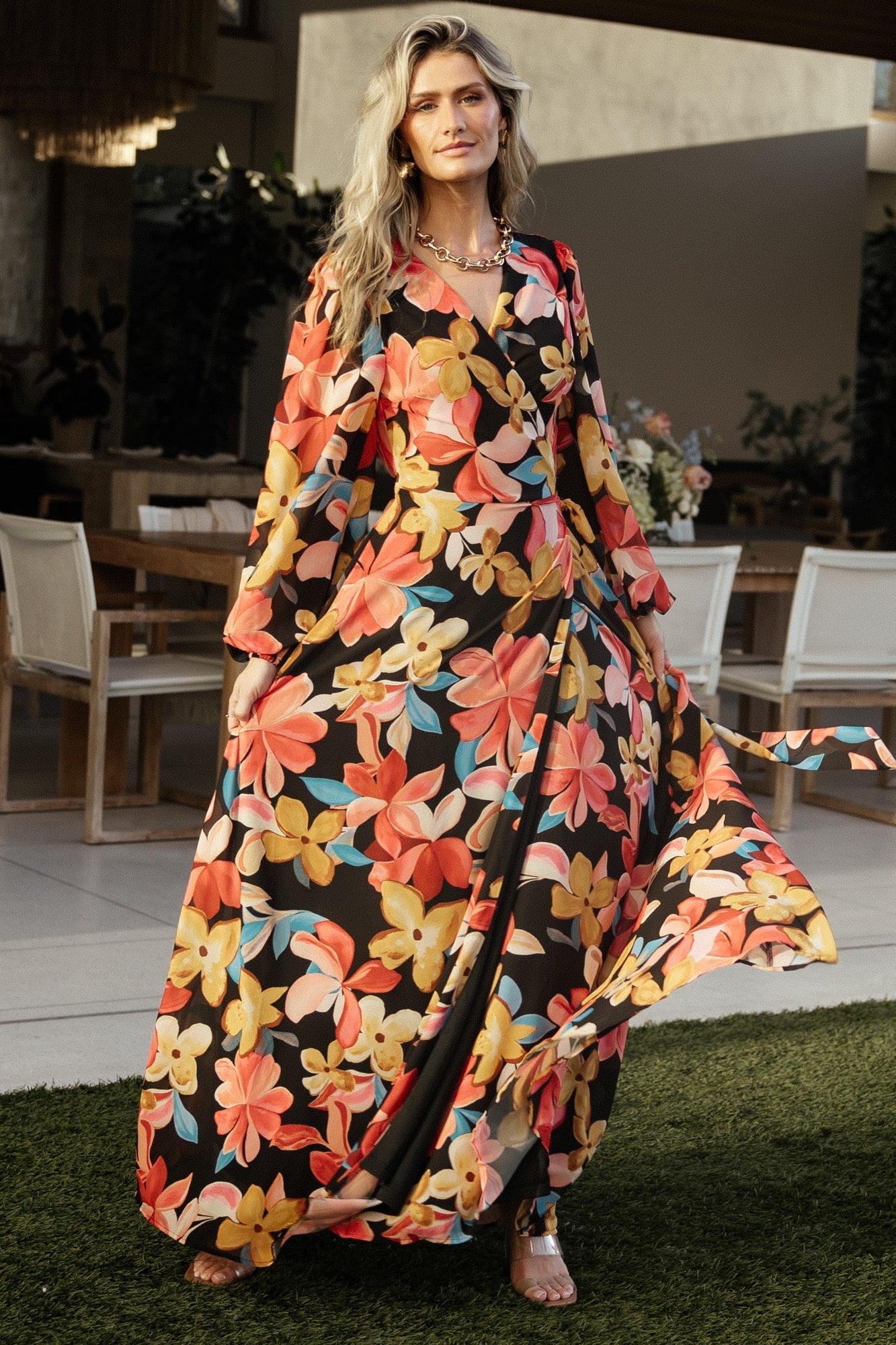 Baltic Born - Katinka Wrap Maxi Dress