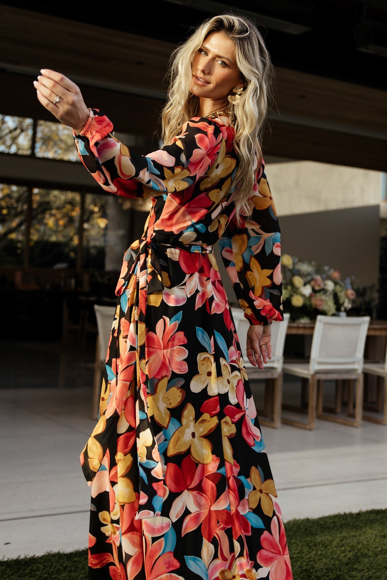 Baltic Born - Katinka Wrap Maxi Dress