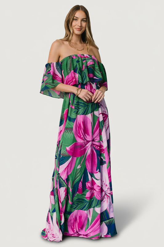 Baltic Born - Azalea Off Shoulder Maxi Dress