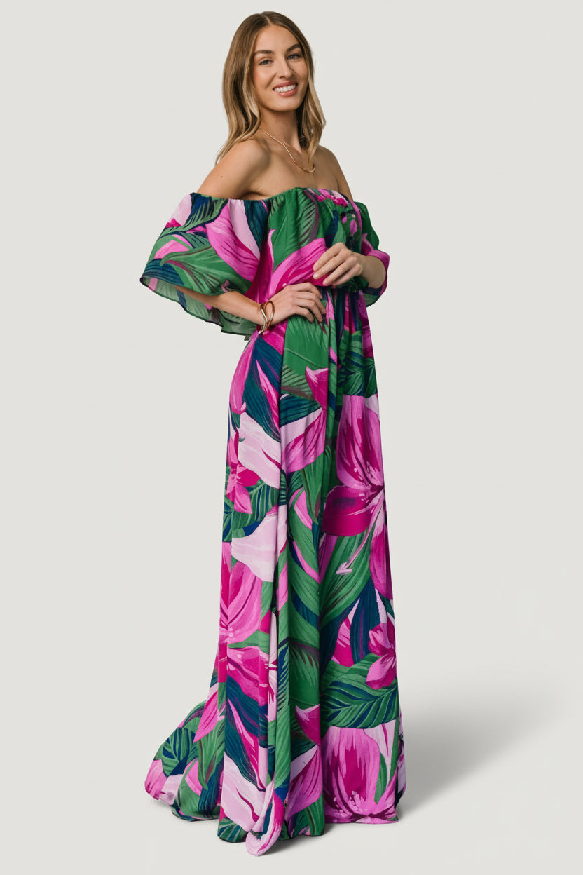 Baltic Born - Azalea Off Shoulder Maxi Dress