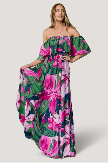 Baltic Born - Azalea Off Shoulder Maxi Dress