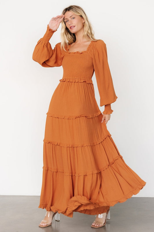 Baltic Born - Lana Smocked Maxi Dress