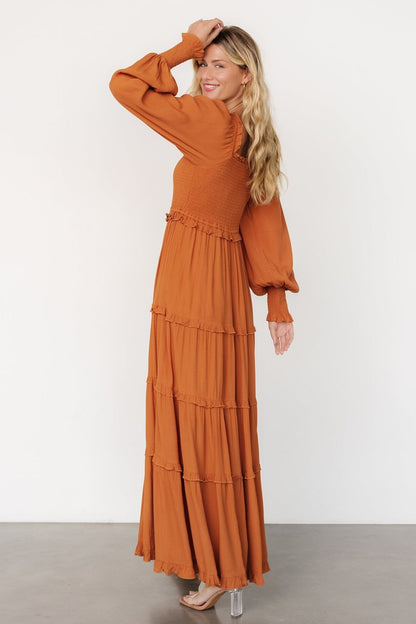 Baltic Born - Lana Smocked Maxi Dress