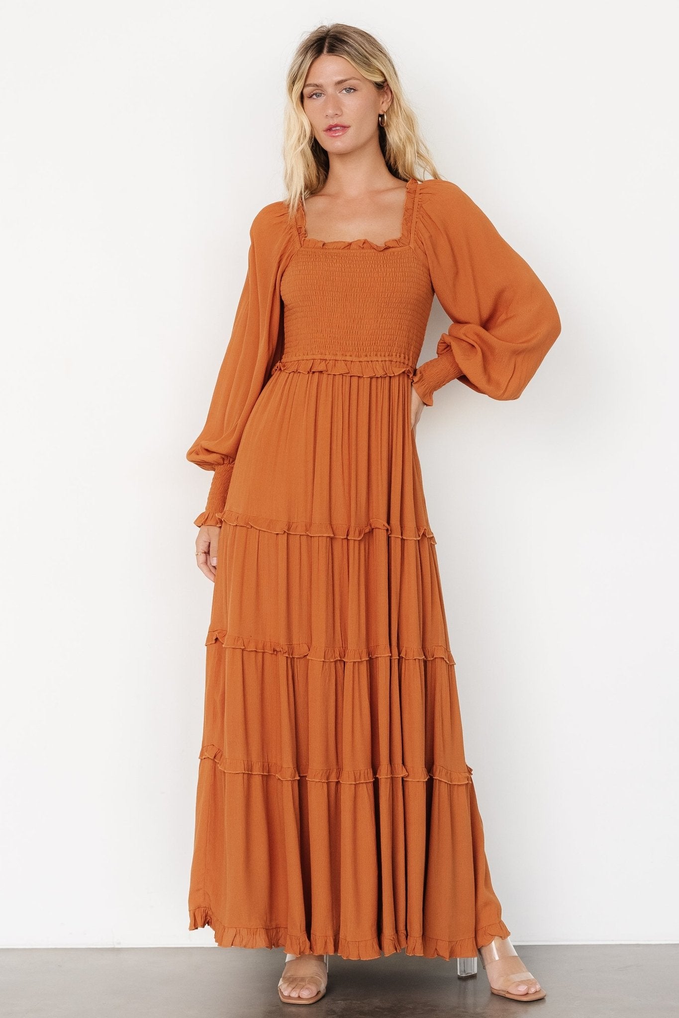 Baltic Born - Lana Smocked Maxi Dress