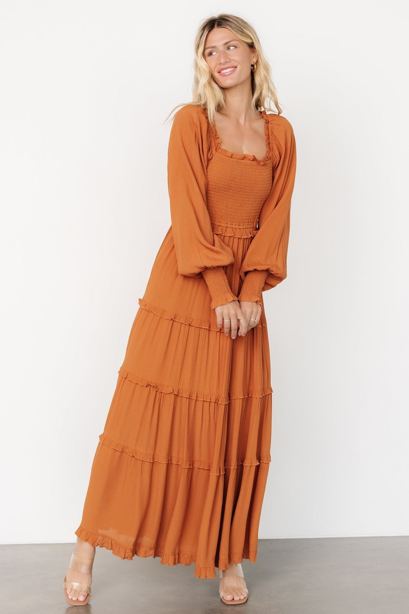 Baltic Born - Lana Smocked Maxi Dress