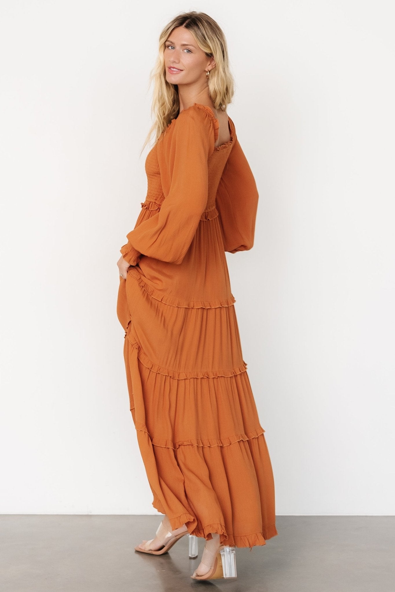 Baltic Born - Lana Smocked Maxi Dress