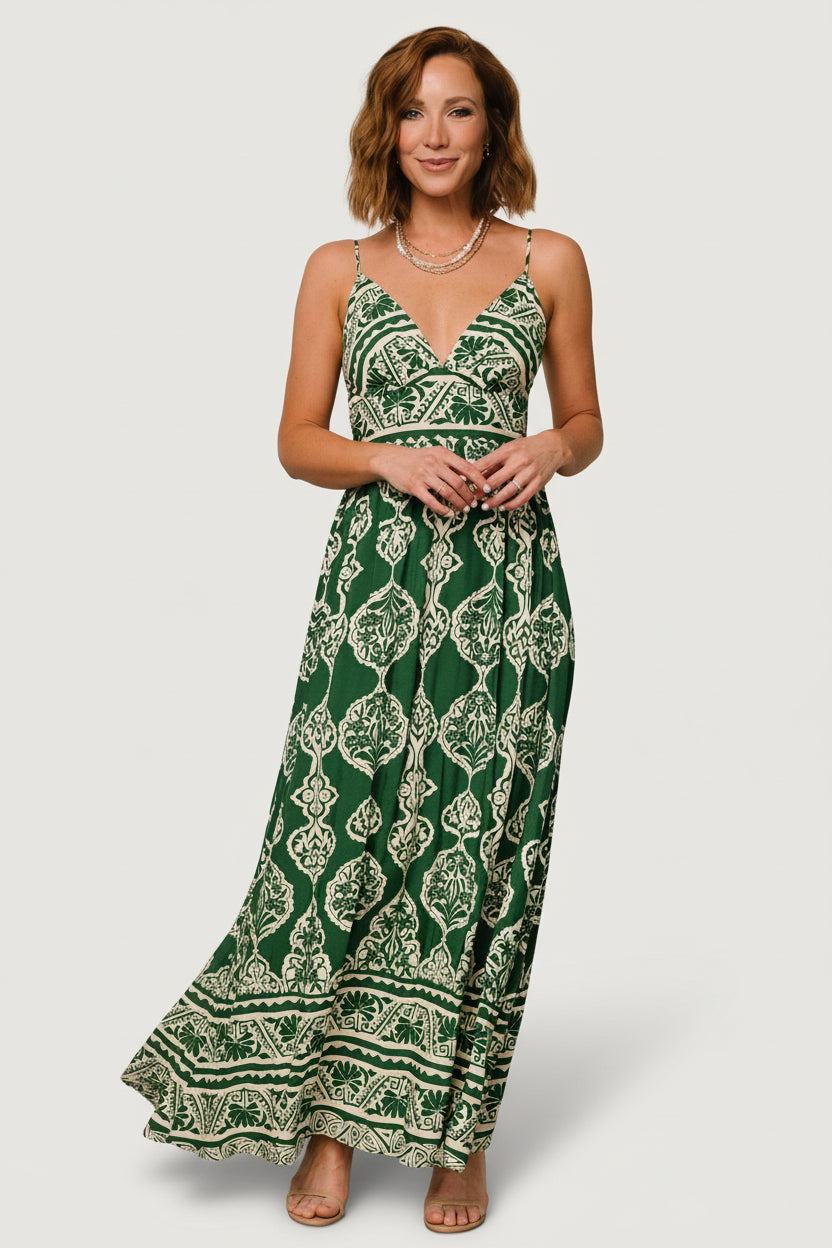 Baltic Born - Davinah V Neck Maxi Dress