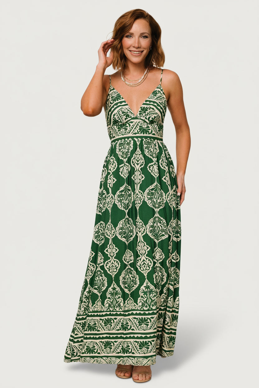 Baltic Born - Davinah V Neck Maxi Dress