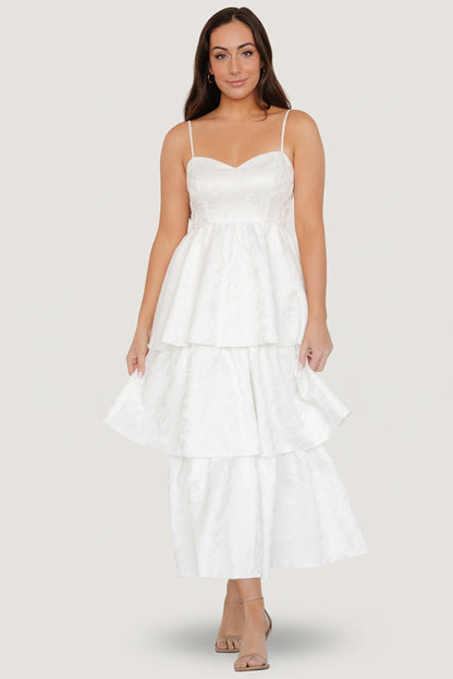 Baltic Born - Violetta Embossed Tiered Dress