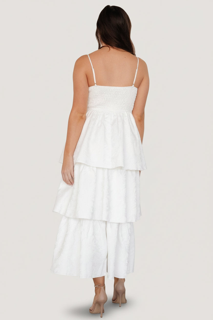 Baltic Born - Violetta Embossed Tiered Dress