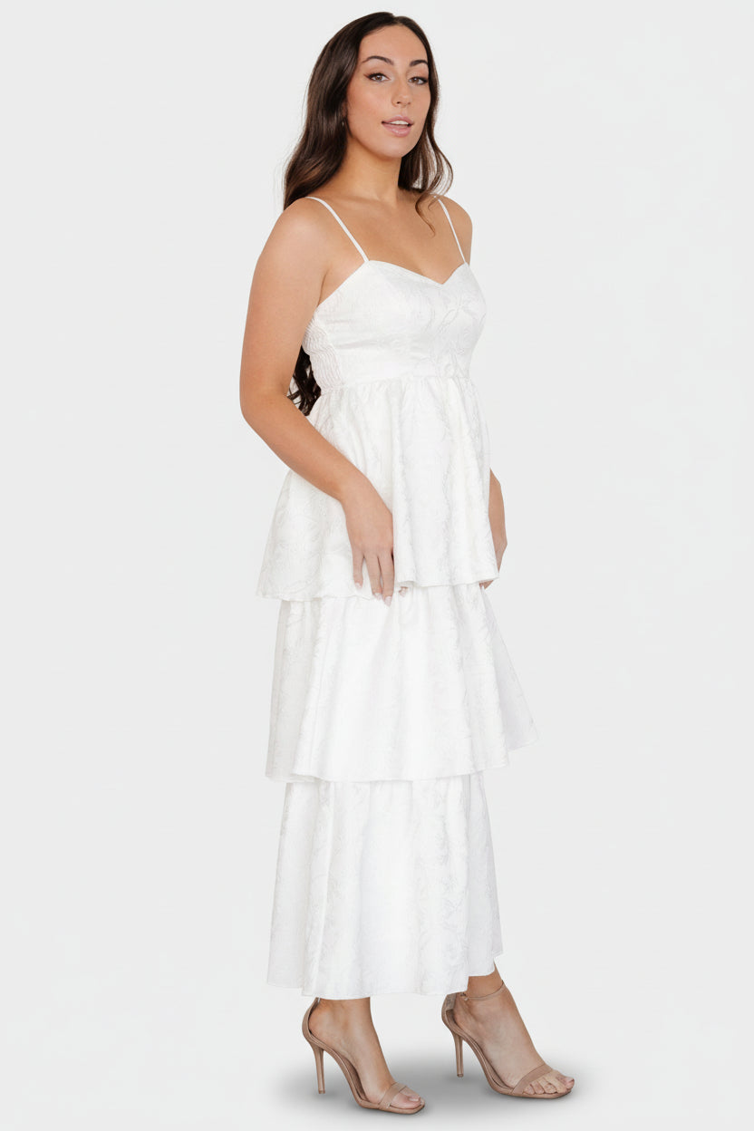 Baltic Born - Violetta Embossed Tiered Dress