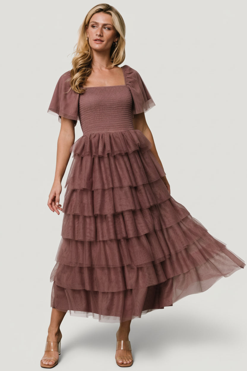 Baltic Born - Cherise Tulle Tiered Dress