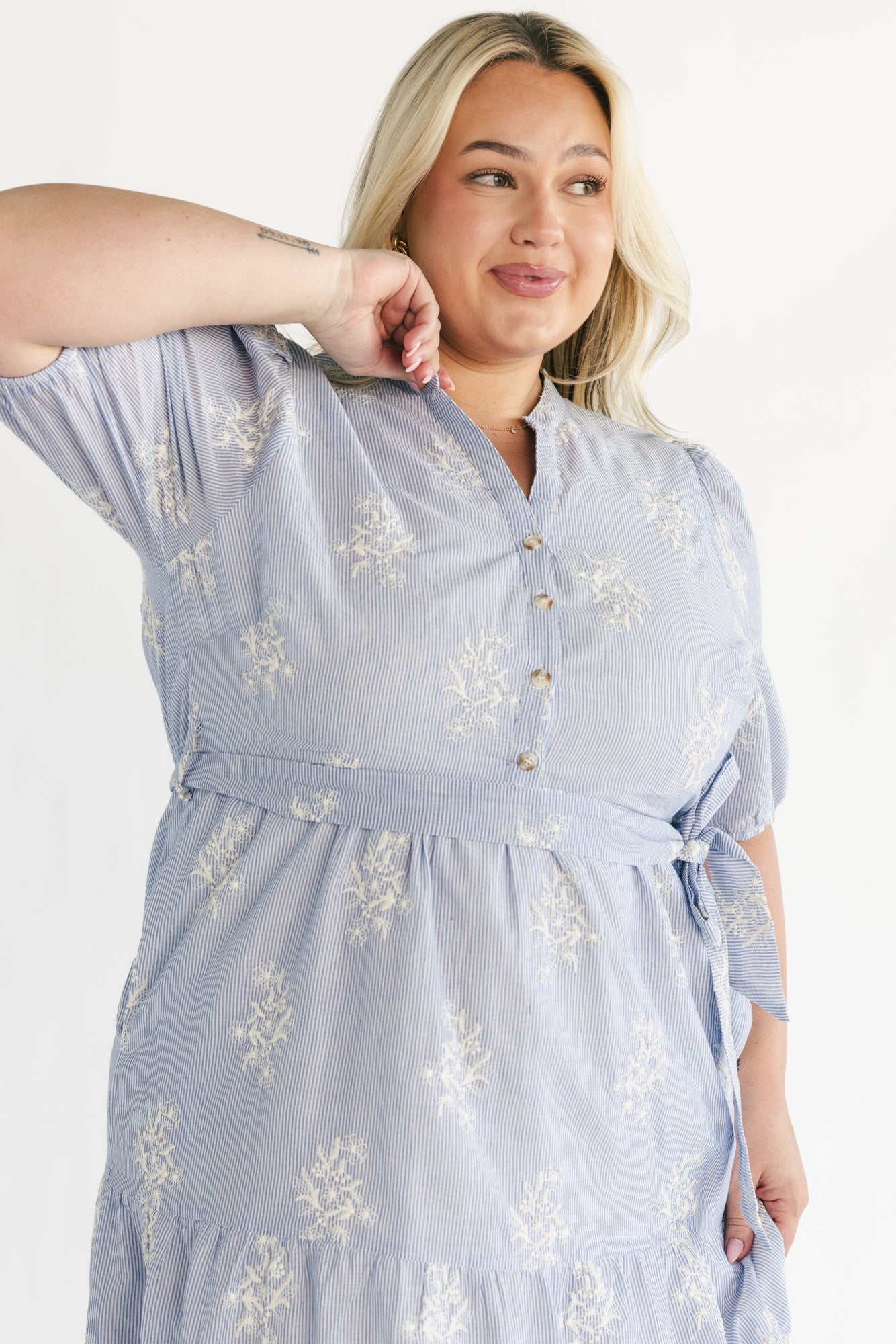 Baltic Born - Marguerite Embroidered Dress