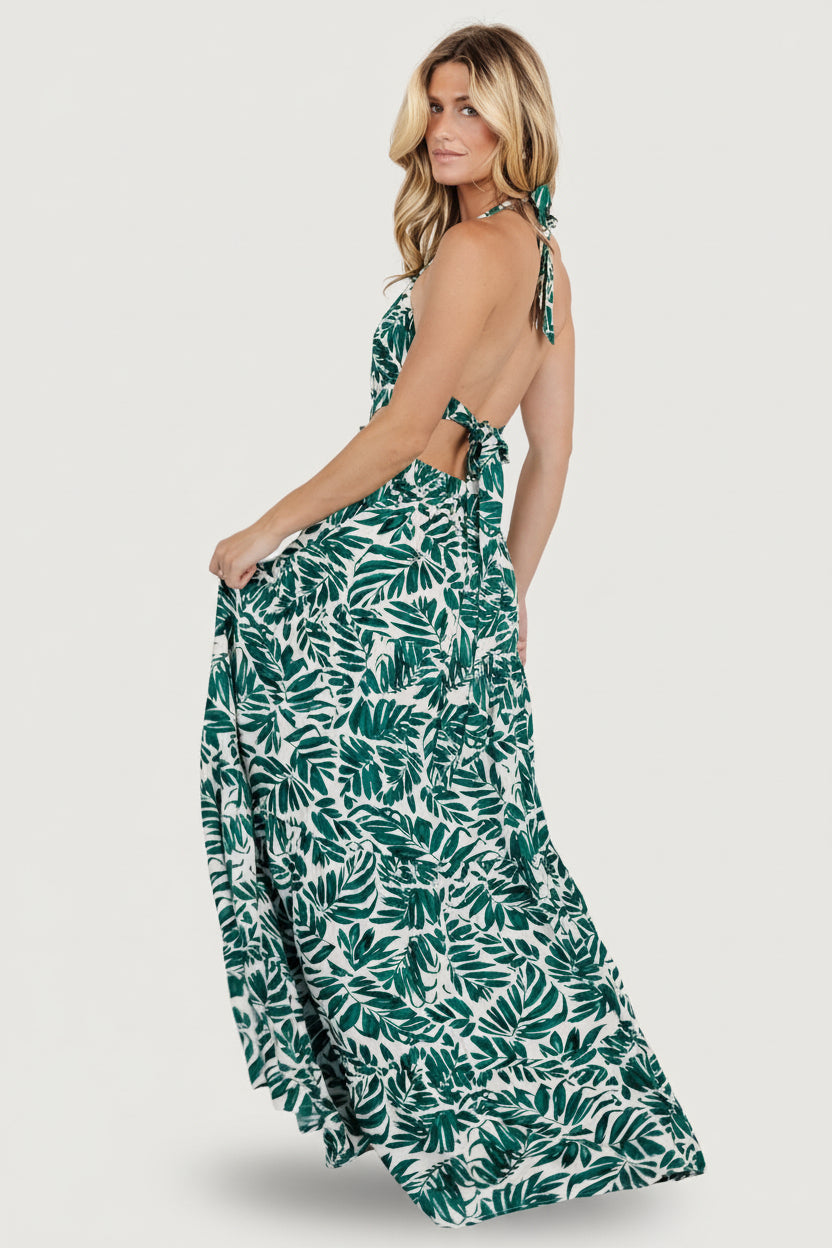 Baltic Born - Brett Halter Maxi Dress