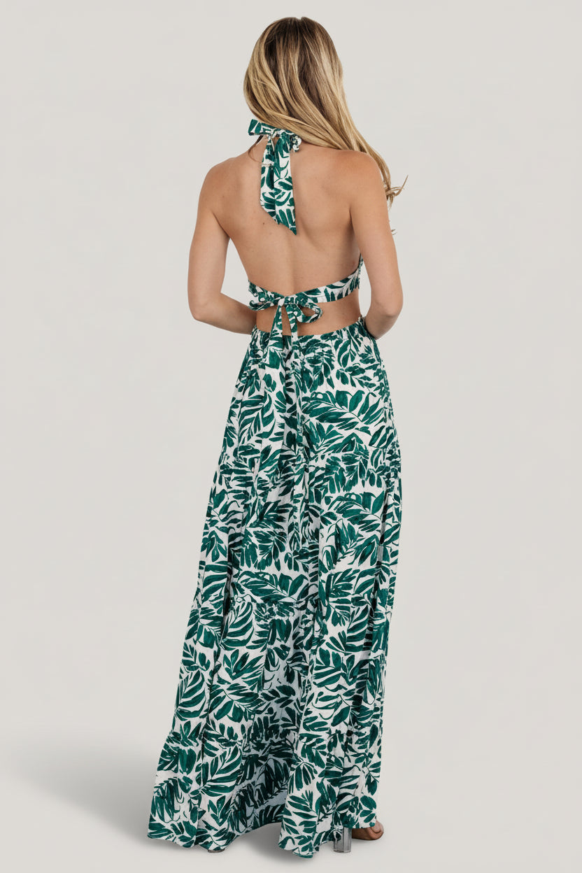 Baltic Born - Brett Halter Maxi Dress