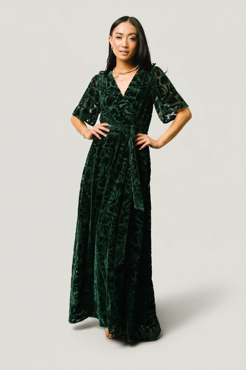 Baltic Born - Uma Velvet Maxi Dress