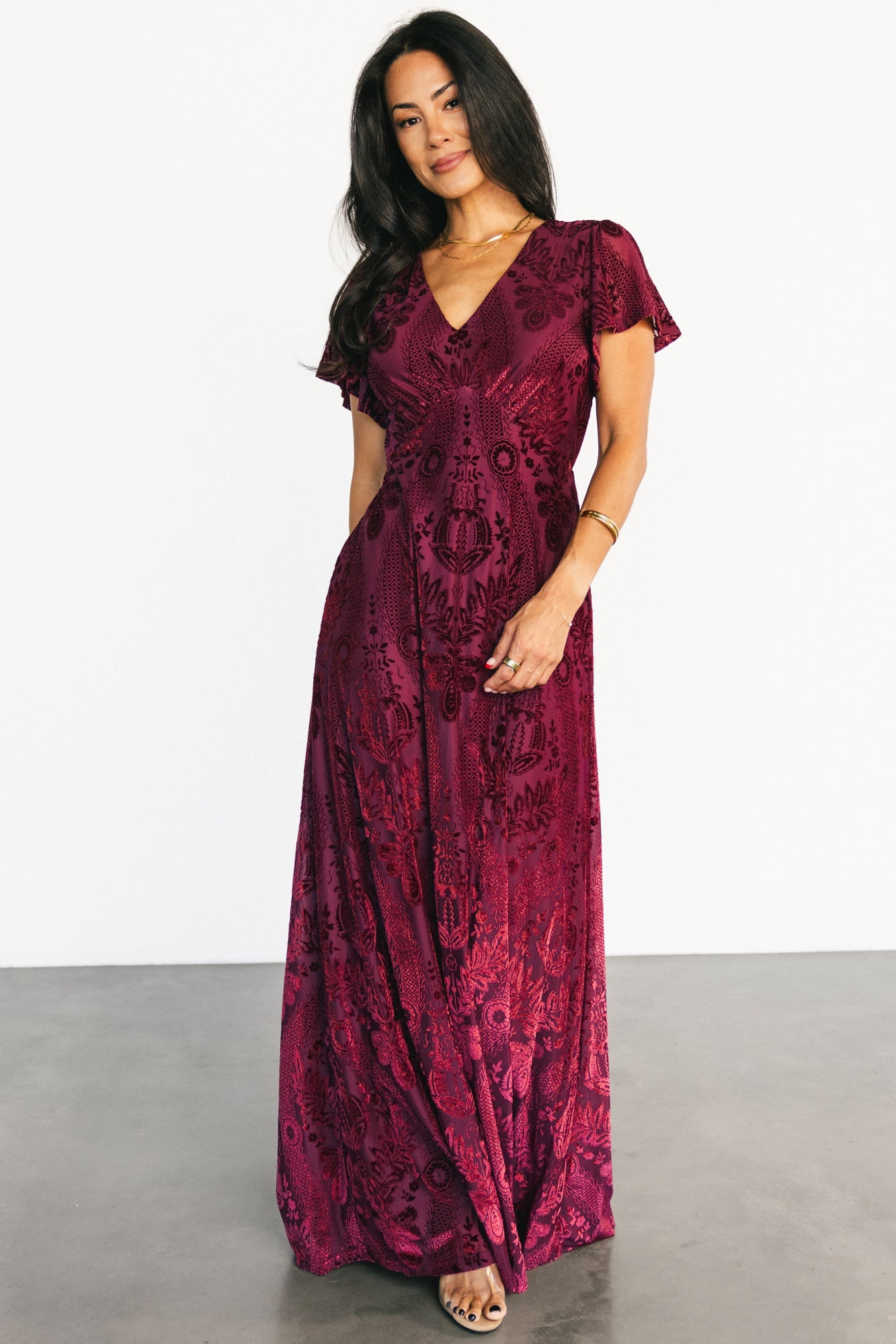 Baltic Born - Kimberly Velvet Maxi Dress