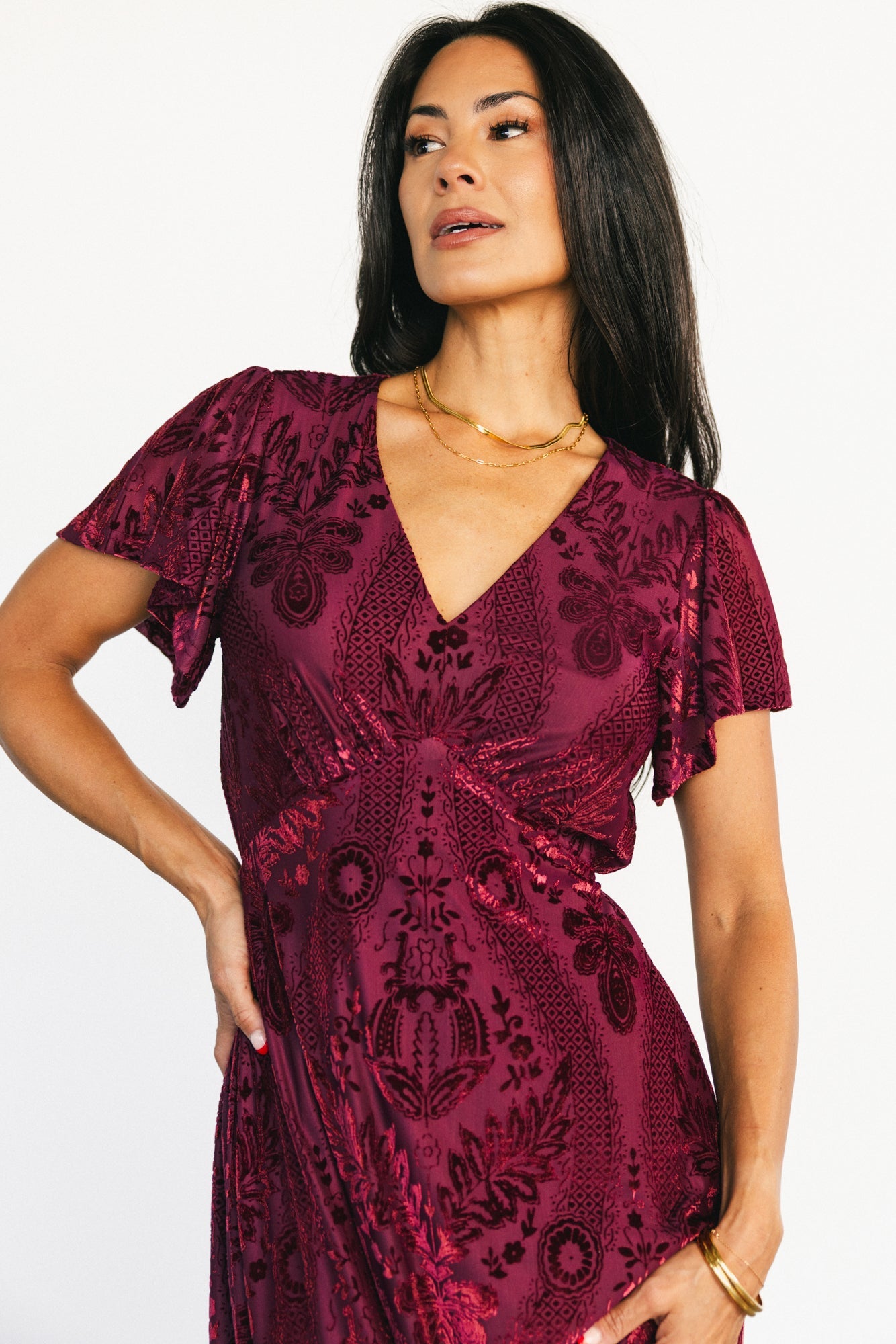 Baltic Born - Kimberly Velvet Maxi Dress