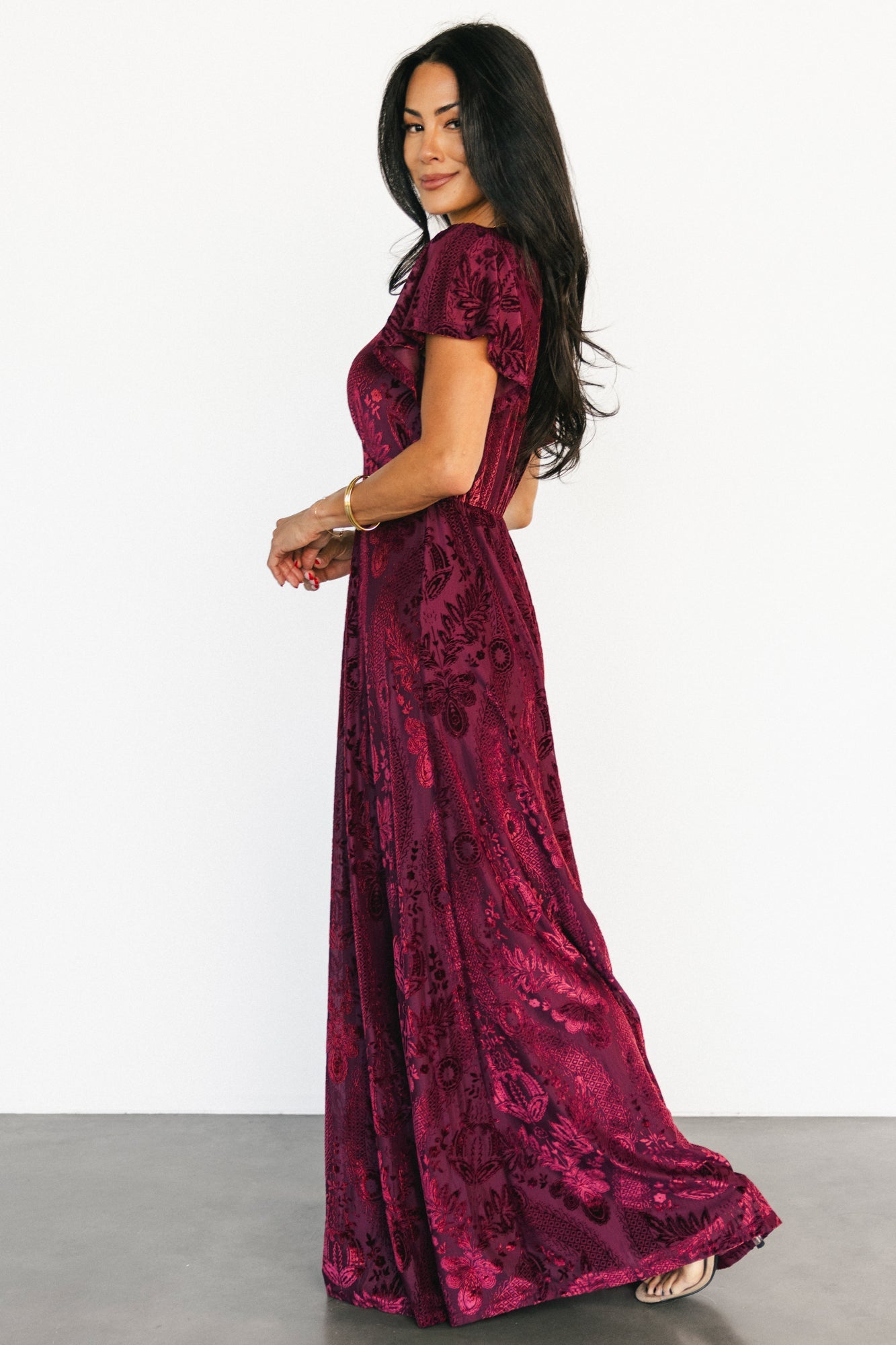 Baltic Born - Kimberly Velvet Maxi Dress