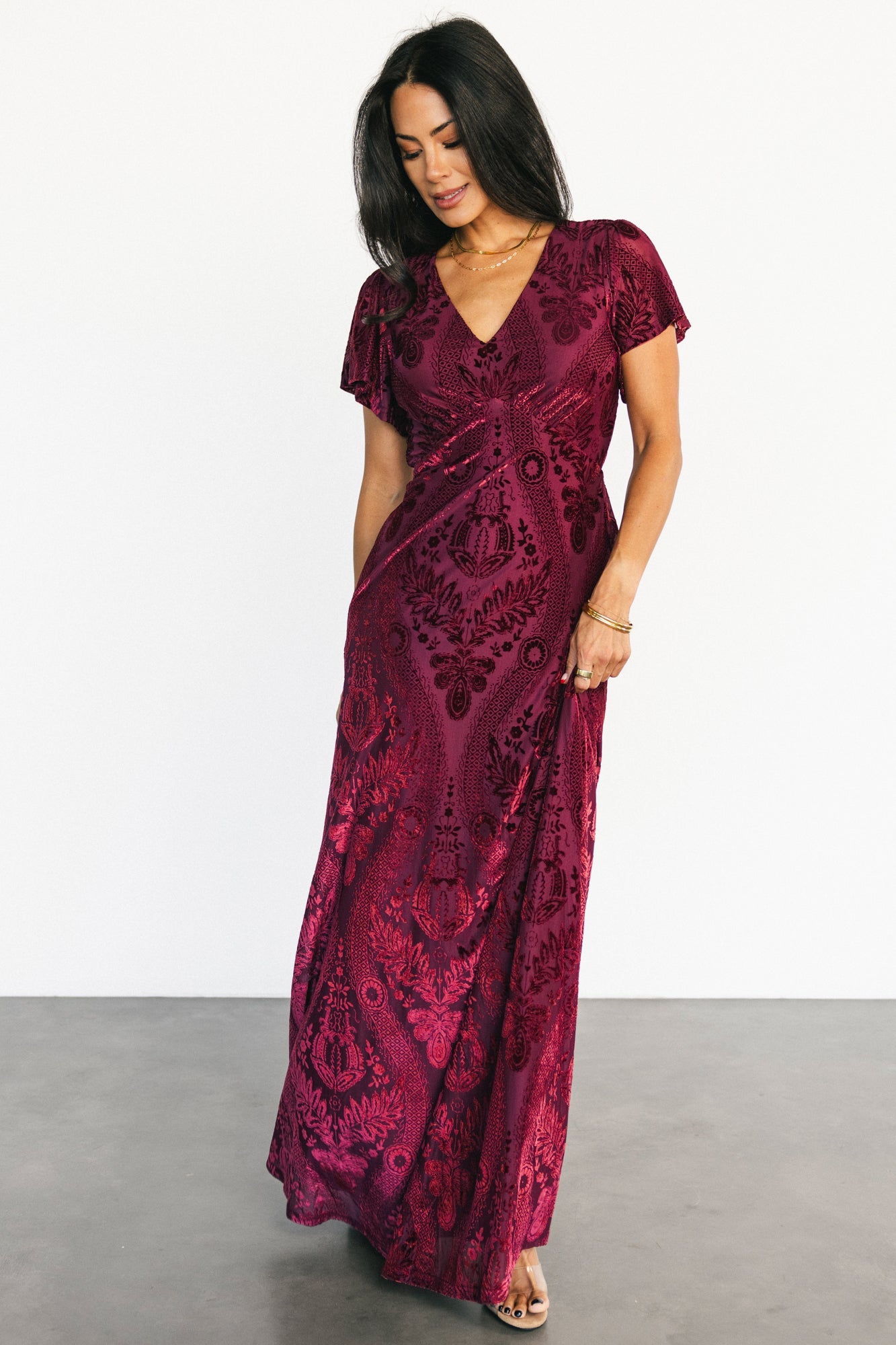 Baltic Born - Kimberly Velvet Maxi Dress