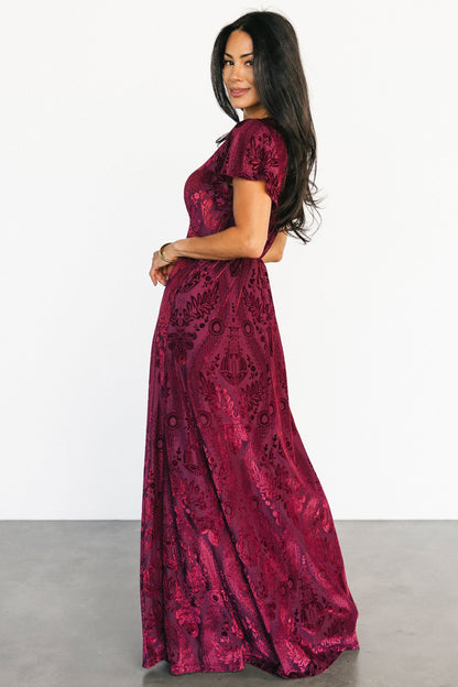 Baltic Born - Kimberly Velvet Maxi Dress