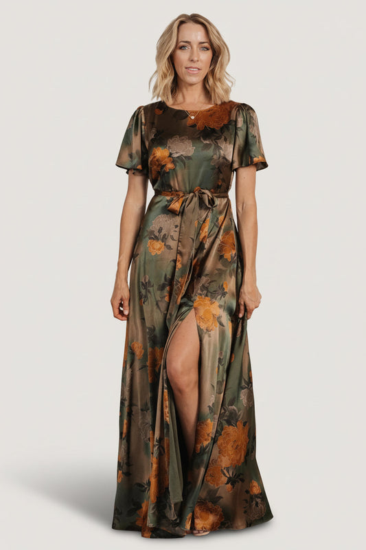 Baltic Born - Agnes Satin Maxi Dress