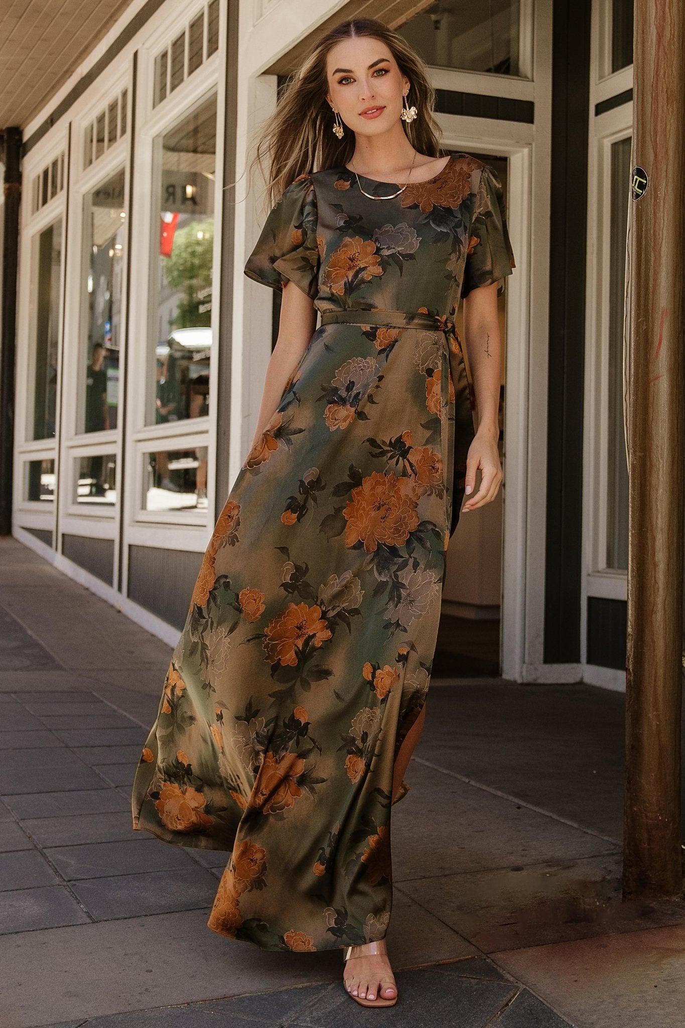 Baltic Born - Agnes Satin Maxi Dress