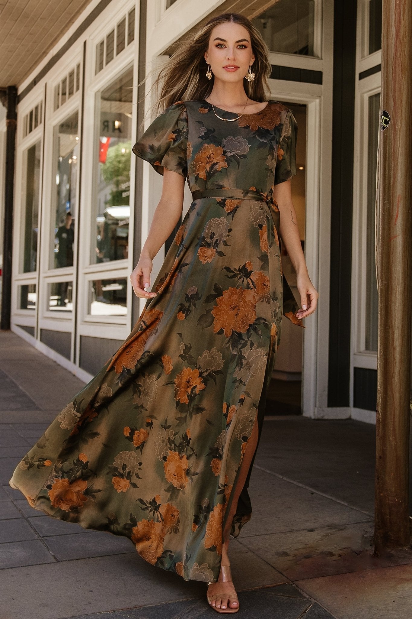 Baltic Born - Agnes Satin Maxi Dress