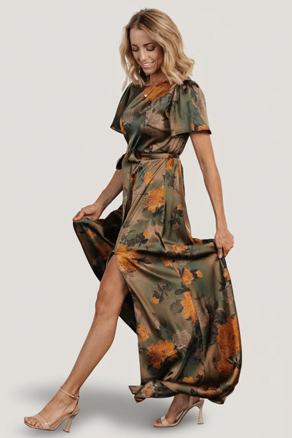 Baltic Born - Agnes Satin Maxi Dress