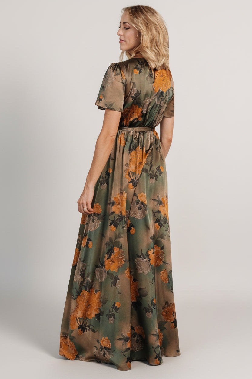 Baltic Born - Agnes Satin Maxi Dress