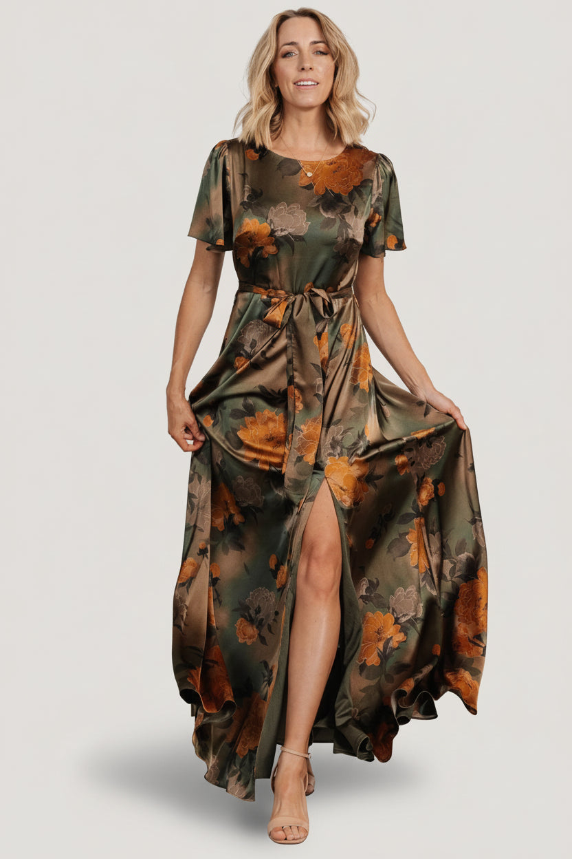 Baltic Born - Agnes Satin Maxi Dress