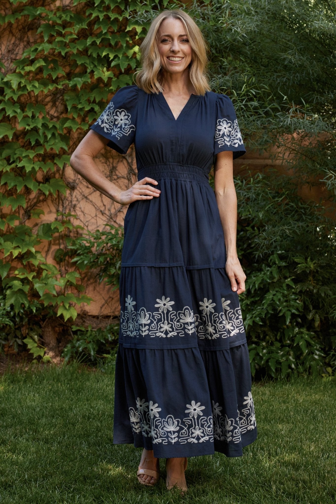 Baltic Born - Kennedy Embroidered Maxi Dress