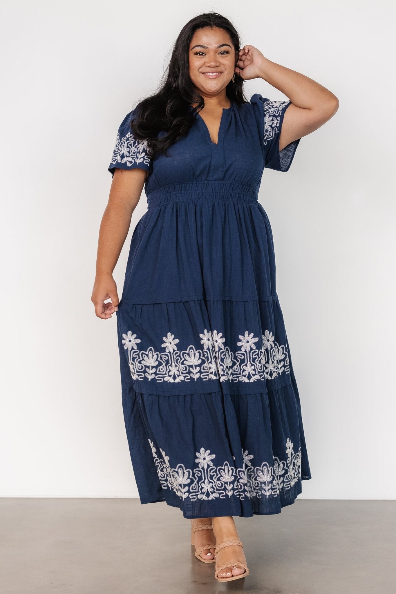 Baltic Born - Kennedy Embroidered Maxi Dress