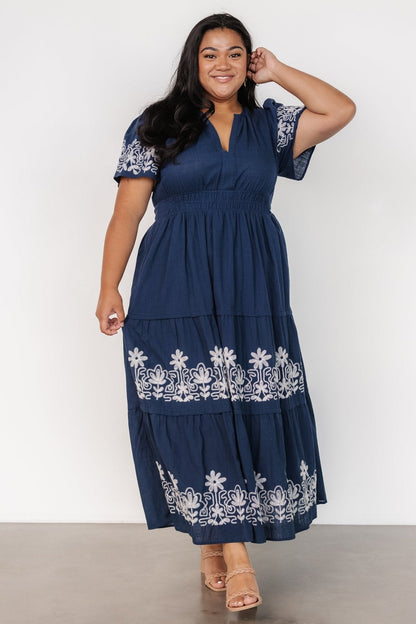 Baltic Born - Kennedy Embroidered Maxi Dress
