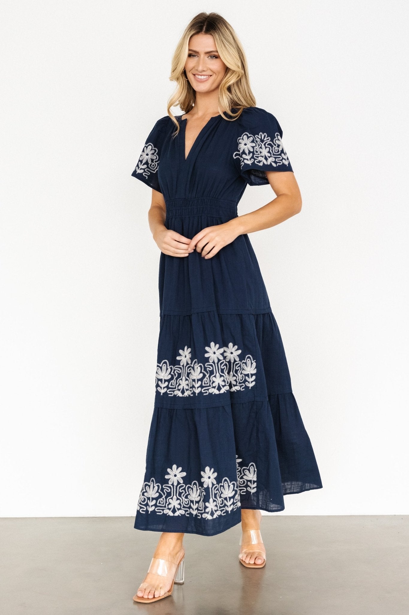 Baltic Born - Kennedy Embroidered Maxi Dress