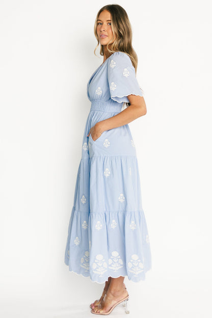 Baltic Born - Delilah Embroidered Maxi Dress