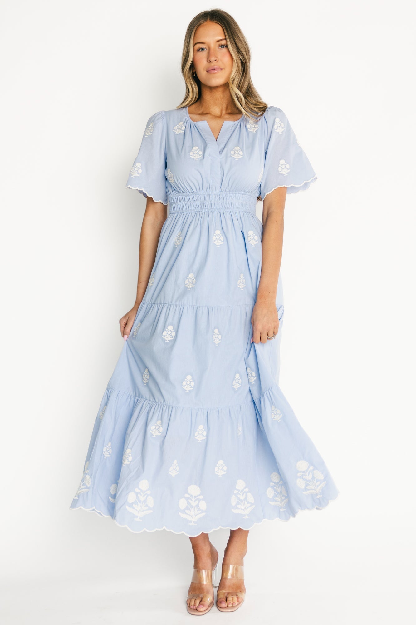 Baltic Born - Delilah Embroidered Maxi Dress