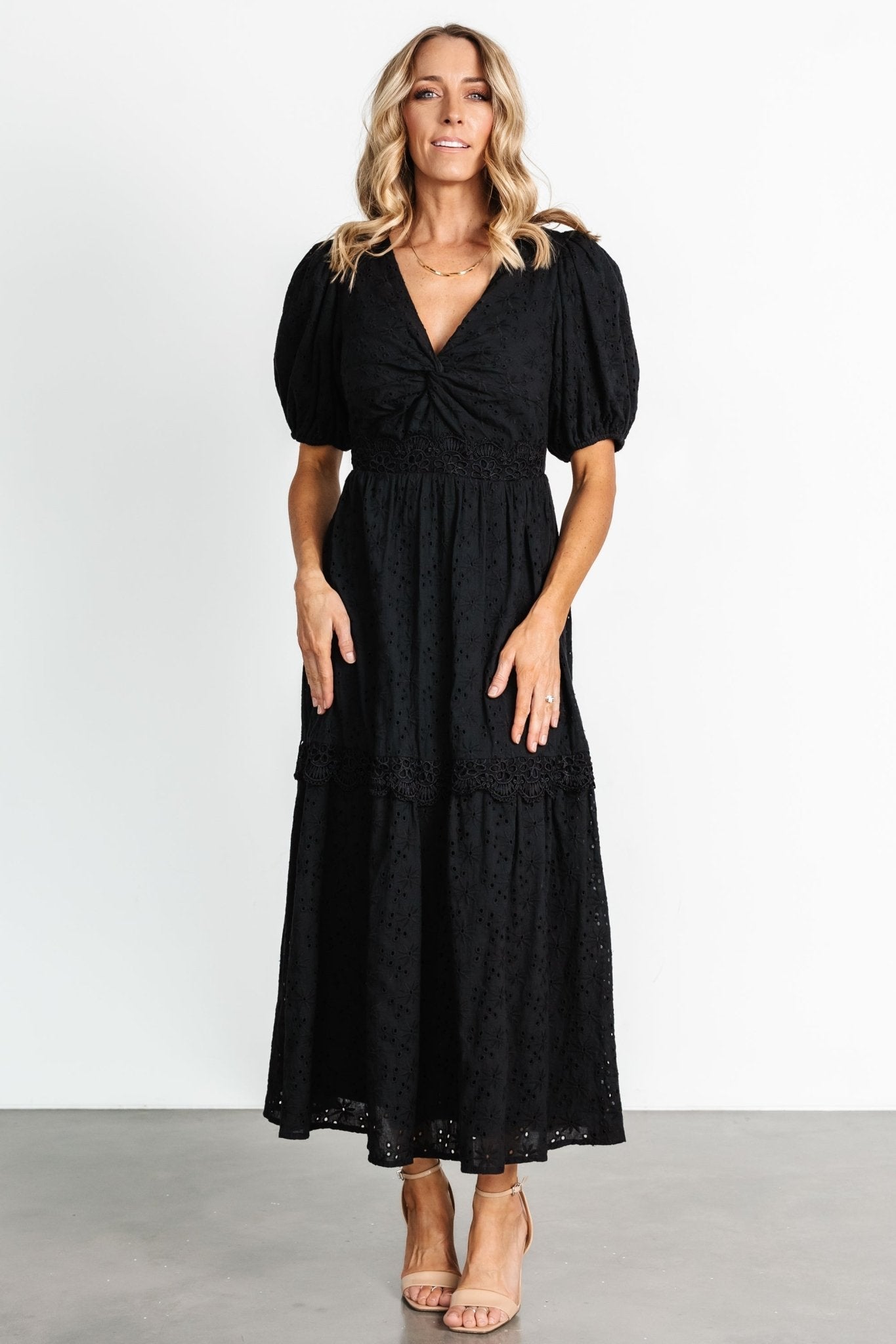 Baltic Born - Jackie Eyelet Maxi Dress
