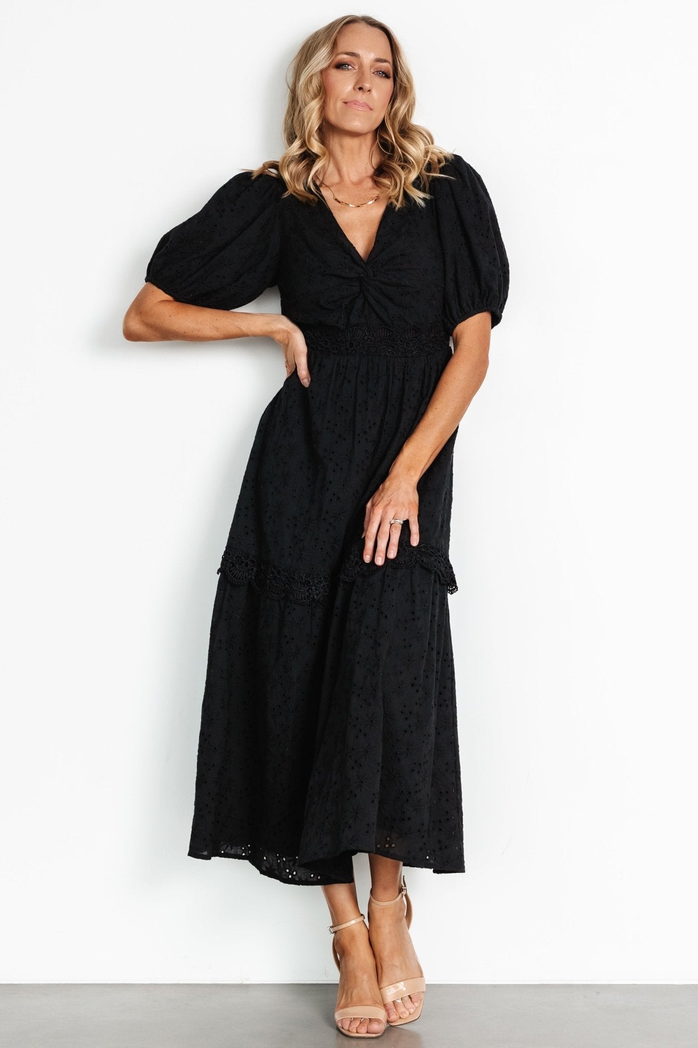 Baltic Born - Jackie Eyelet Maxi Dress