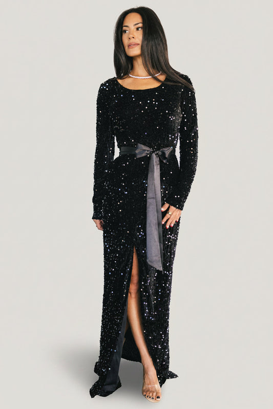 Baltic Born - Julia Sequin Maxi Dress