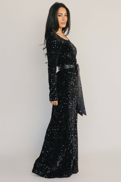 Baltic Born - Julia Sequin Maxi Dress