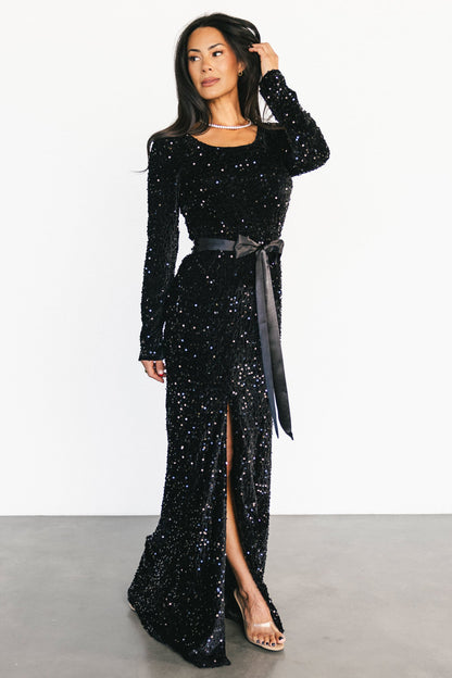 Baltic Born - Julia Sequin Maxi Dress