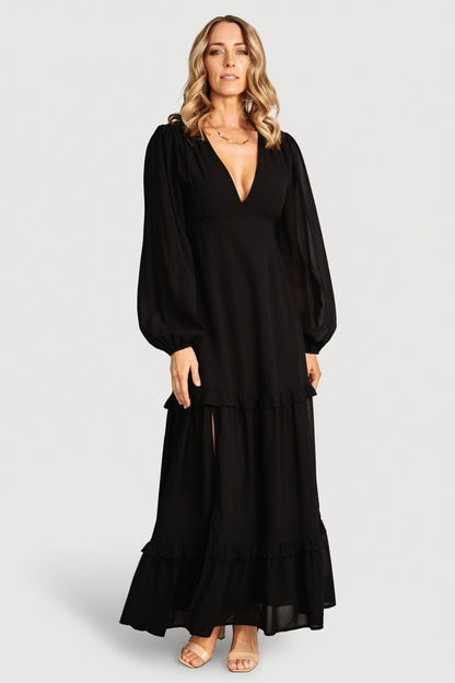 Baltic Born - Bowman Deep V Maxi Dress