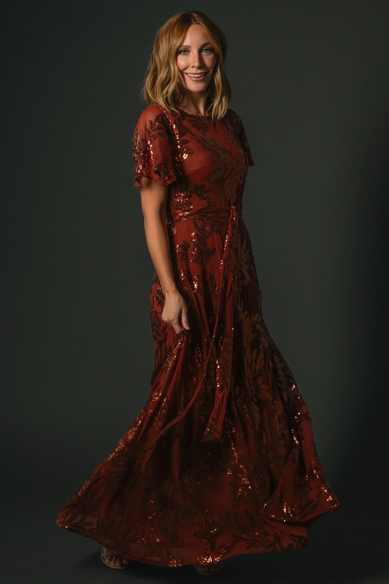 Baltic Born - Muse Sequin Maxi Dress