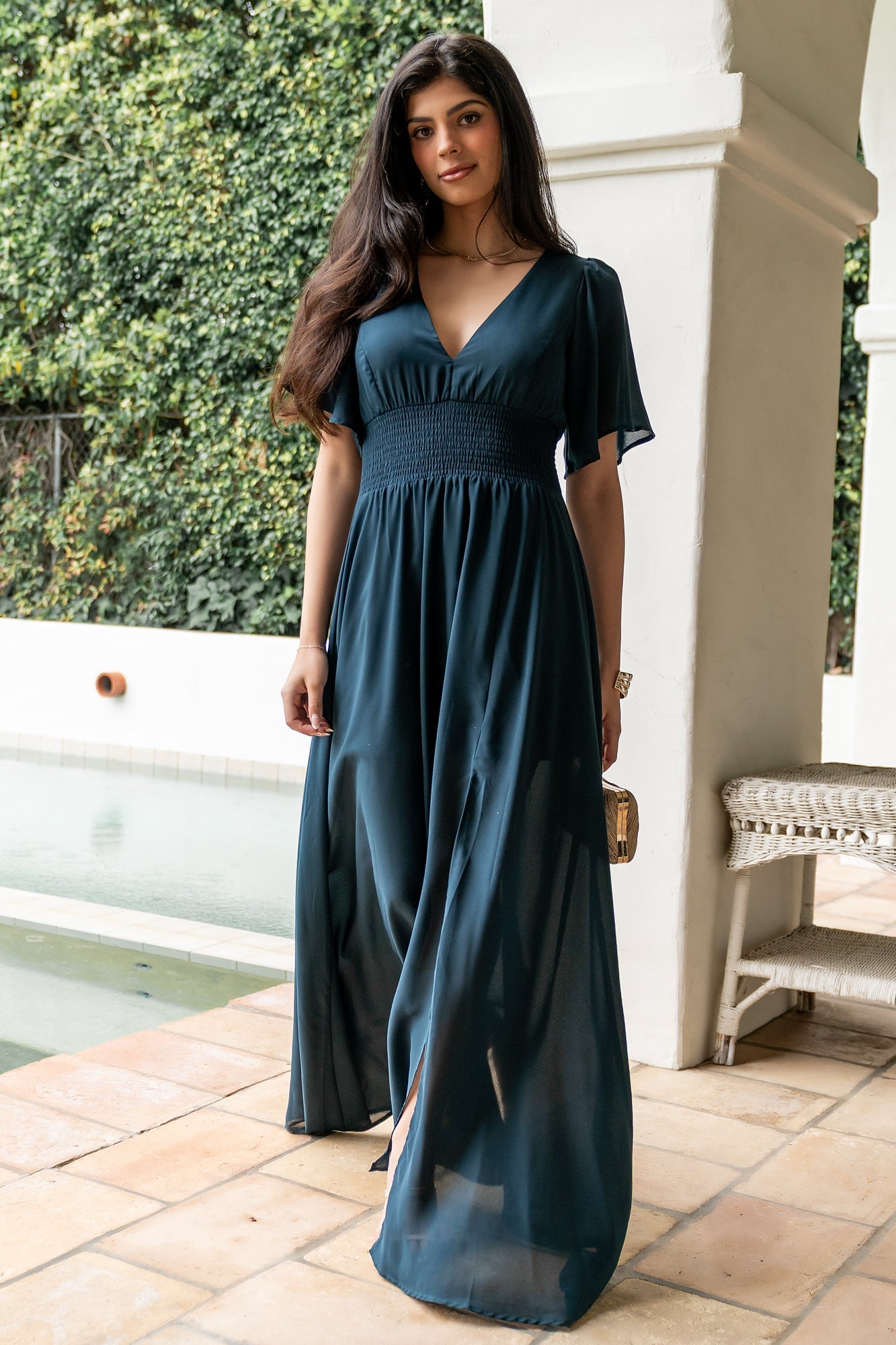 Baltic Born - Verona Smocked Maxi Dress