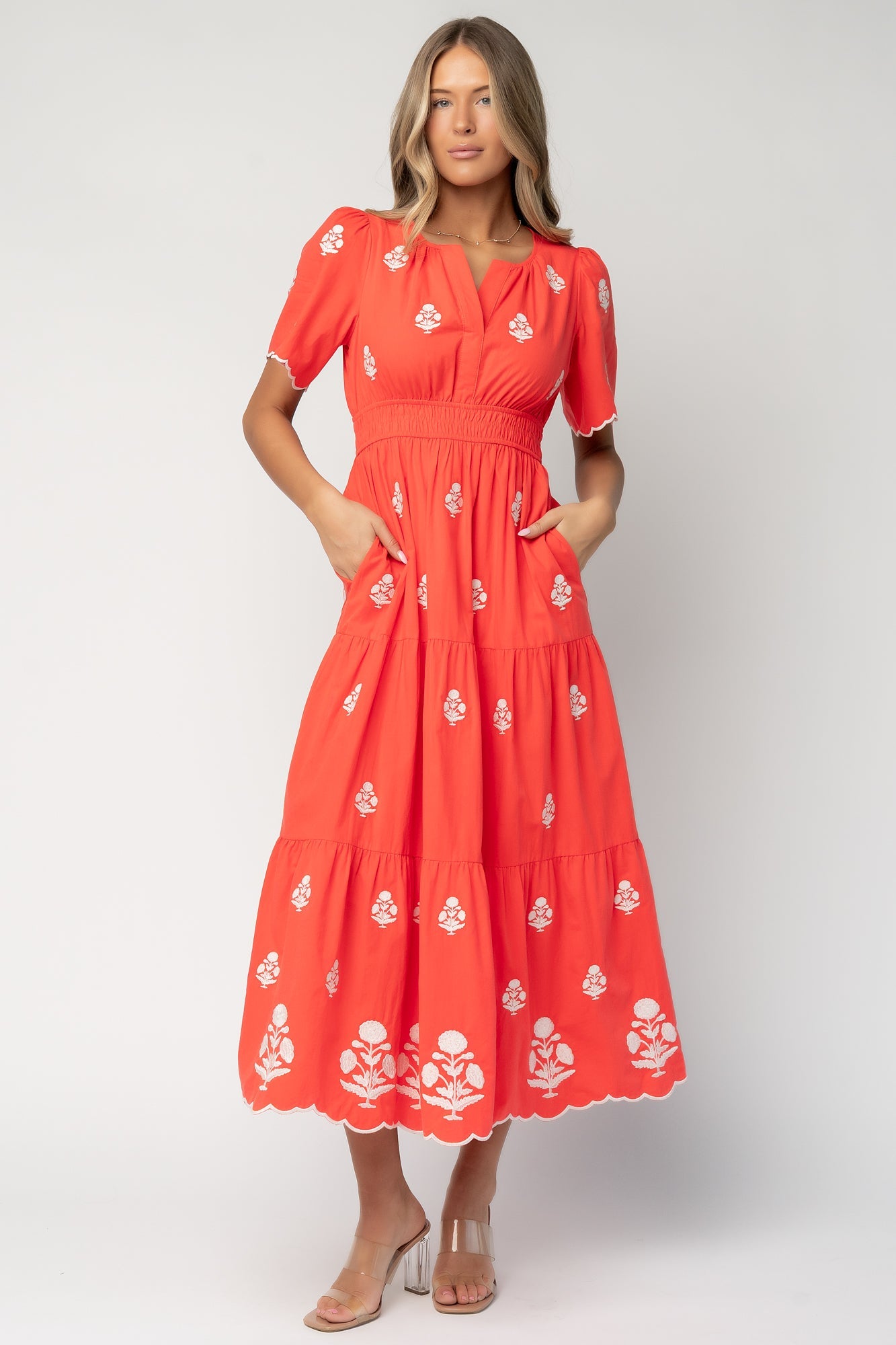 Baltic Born - Delilah Embroidered Maxi Dress